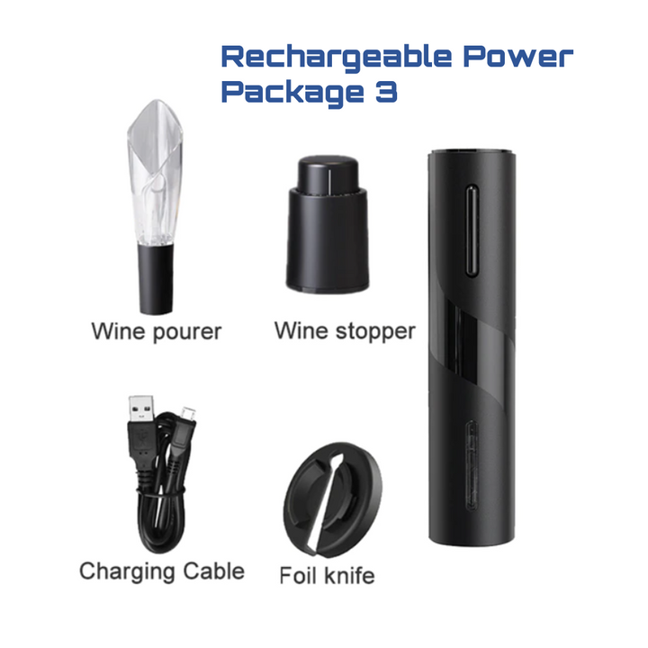 Rechargeable Electric Wine Bottle Opener