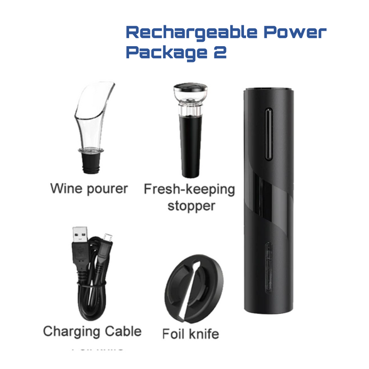 Rechargeable Electric Wine Bottle Opener