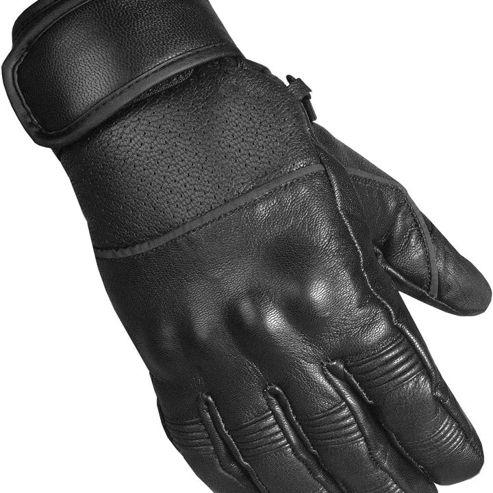 Men'S Motorcycle Premium Leather Gel Padded Palm Street Cruiser Protected Biker Gloves