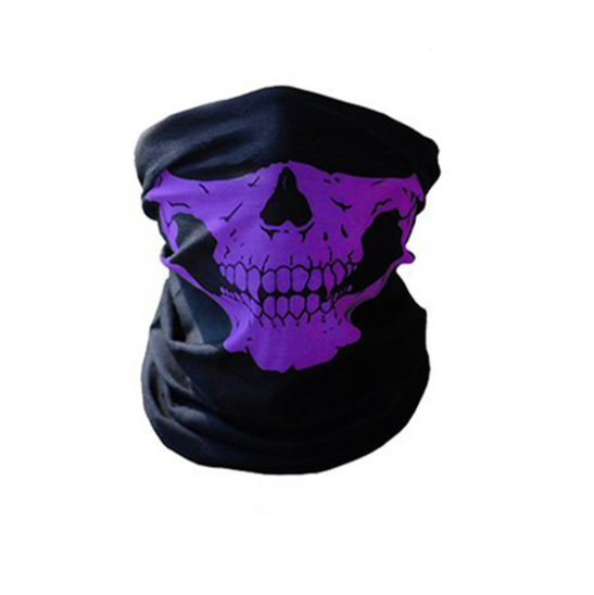 Skull-Printed Balaclava Face Mask