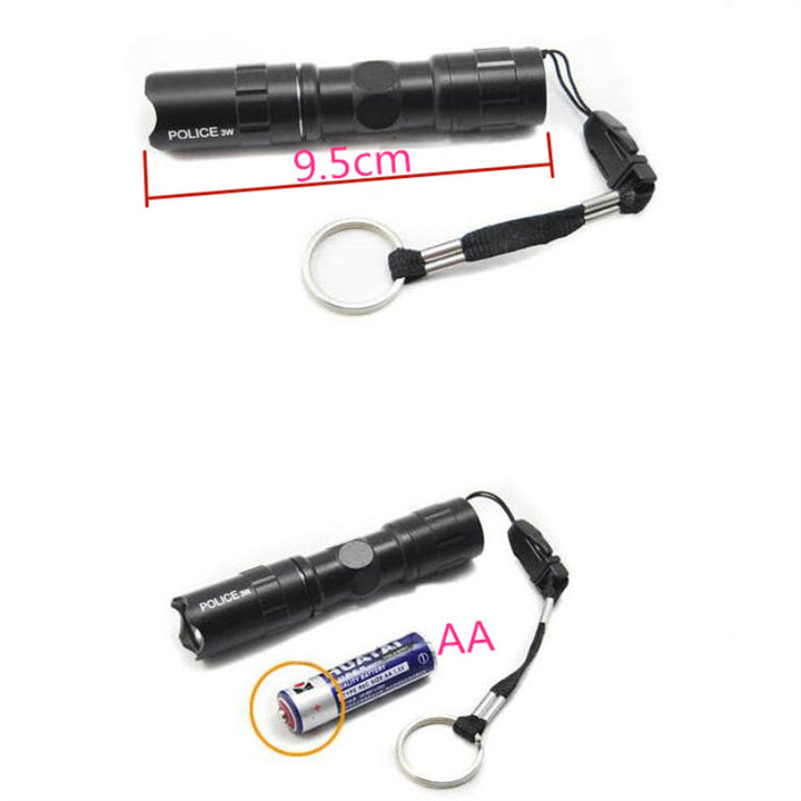 Mini aluminum alloy led light flashlight